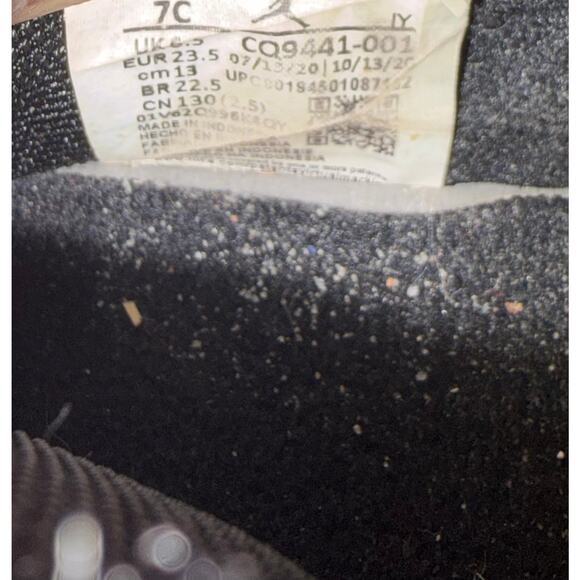 Jordan Pro Rx Boys Shoes Sz 7C Youth Black - Picture 3 of 7